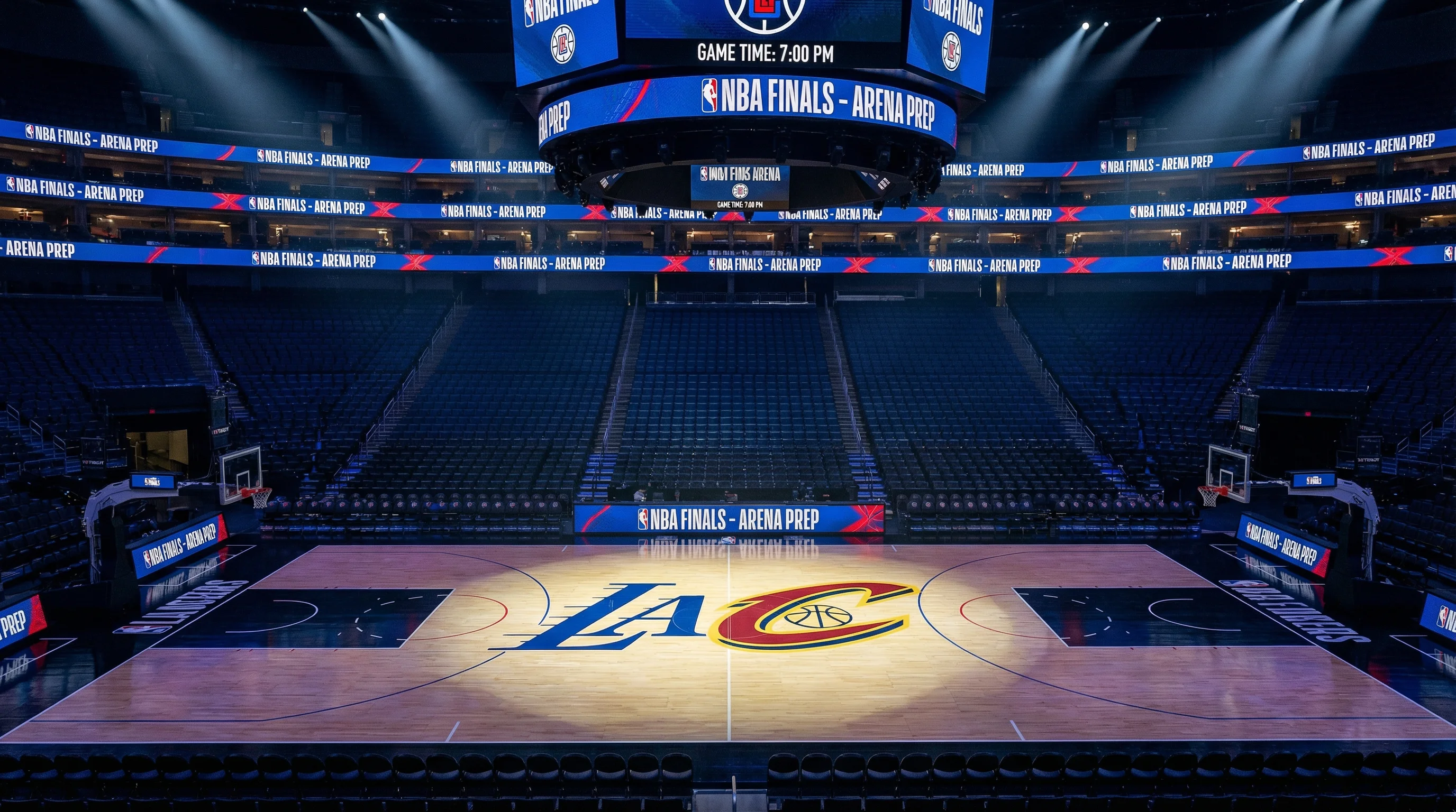 NBA篮球场馆全景